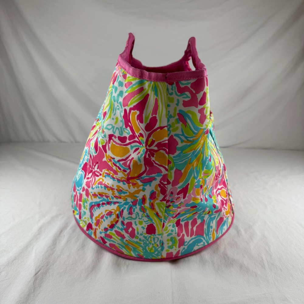 Lilly Pulitzer Multicolor Floral Print Insulated Cooler Tote Bucket Bag - Picture 10 of 12